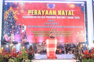 Gubernur Maluku Hadir Langsung di Perayaan Natal Pardomuan Batak